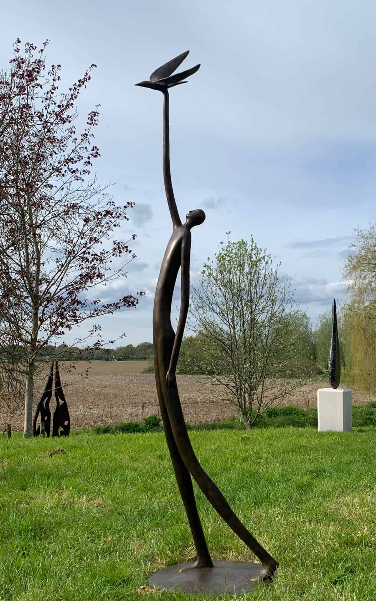 A sculpture by UK contemporary sculptor, Jeremy Moulsdale.